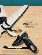 129075CL/ Chaussures, Blouson, Ceinture BALLY, Page De Magazine Format 21/27,5 Cm - Advertising