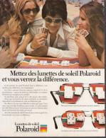 129077CL/ Lunettes De Soleil POLAROID, Page De Magazine Format 21/27,5 Cm - Advertising