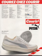 129065CL/ Chaussures Pour Homme PUMA, Collection Henri Leconte, Page De Magazine Format 21/27,5 Cm - Advertising