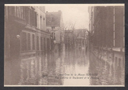 105345/ LIEGE, Crue De La Meuse 1925-26, Rue Darchis, Le Boulevard Et Le Kiosque - Lüttich