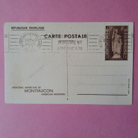 Mémorial Américain De Montfaucon D'Argonne (Meuse) - N°3 - Vue Du Site Avec Le Grand Escalier - 1937 Cote 2024 12€ - Cartes Postales Types Et TSC (avant 1995)