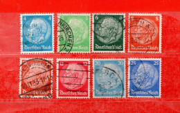 (Us8) Germania Reich - 1932-33 - Lots De 8 Timbres. De La Serie  Yv. 441 à 461. Used - Used Stamps