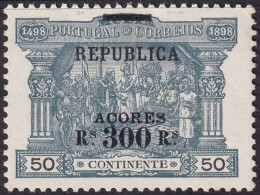 Azores 1911 Sc 153 Açores Mundifil 147 MH* - Azores