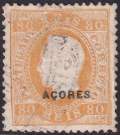 Azores 1882 Sc 53 Açores Mundifil 41c Used - Açores