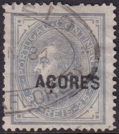 Azores 1880 Sc 38 Açores Mundifil 33 Used Some Damaged Perfs - Açores