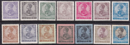 Azores 1910 Sc 112-25 Açores Mundifil 107-20 Complete Set MH* - Açores