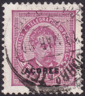 Azores 1887 Sc 62 Açores Mundifil 55 Used - Azores