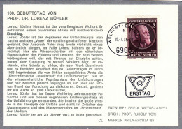 AUSTRIA POSTAL HISTORY / LORENZ BOHLER MEDICINE  CHIRURGIE 1985 ,CARD,FDC. - FDC