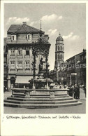 71564525 Goettingen Niedersachsen Gaenseliesel-Brunnen Mit Jakobi-Kirche Goettin - Göttingen