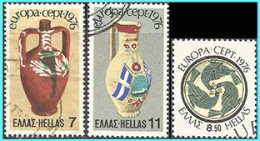 GREECE- GRECE - HELLAS 1976: EUROPA  Compl. Set Used - Used Stamps
