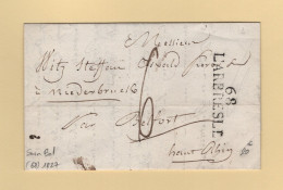L'Abresle - 68 - Rhone - 1827 - Courrier De Sain Bel - 1801-1848: Precursors XIX