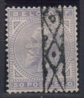 BELGIUM STAMPS, 1883. Sc.#48., USED - 1869-1883 Leopold II.