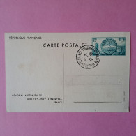 Mémorial Australien De Villers Bretonneux - CAD 22-07-1938 Cote 2024 12€ - Standaardpostkaarten En TSC (Voor 1995)