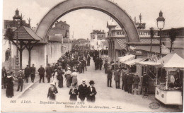 69- LYON - EXPOSITION INTERNATIONALE 1914 - ENTREE DU PARC DES ATTRACTIONS - Other & Unclassified