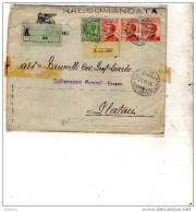 1926  LETTERA RACCOMANDATA CON ANNULLO CASTROVILLARI - Poststempel