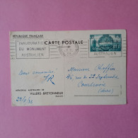 Mémorial Australien De Villers Bretonneux - 4 Vue Du Cimetière 22-07-1938 Cote 2024 12€ - Standaardpostkaarten En TSC (Voor 1995)