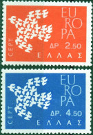 Grecia / Greece Serie Completa Año 1961  Yvert Nr. 753/54  Nueva  Europa CEPT - Unused Stamps