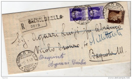 1943 LETTERA RACCOMANDATA   CON ANNULLO BAGNOLO MELLA BRESCIA - Poststempel