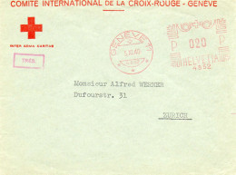 SUISSE.1940.  CROIX-ROUGE..COMITE INTENATIONAL CROIX-ROUGE GENEVE - Storia Postale