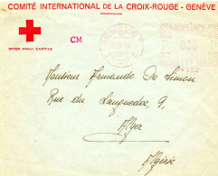 SUISSE..1948…AGENCE PRISONNIERS DE GUERRE.C.I. C.R. VIA ALGERIE. - Lettres & Documents