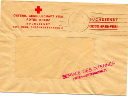 AUTRICHE.1940. "DEUTSCHES ROTES KREUZ -WIEN".;CENSURE . SERVICE DES INTERNES. - Brieven En Documenten