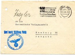 ALLEMAGNE.1941. "REICHINSTITUT FUR...3. "DEUTSCHES ROTES KREUZ -BERLIN". (Flamme Propagande ) - Covers & Documents