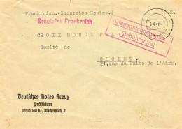 ALLEMAGNE.1941. "DEUTSCHES ROTES KREUZ -BERLIN". CROIX-ROUGE FRANCAISE CHOLET - Lettres & Documents