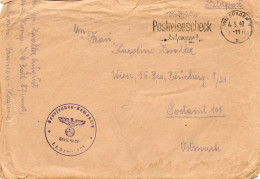 ALLEMAGNE.1942. "GENEFENDEN KOMPANIE... WIESBADEN".  (COMPAGNIE DE CONVALESCENTS N°87) - Lettres & Documents