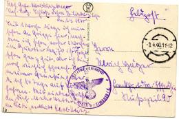 ALLEMAGNE.1940. "RESERVE LAZARETT ...DEHREN LIMBURG". - Covers & Documents