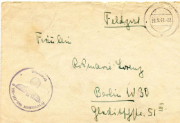 ALLEMAGNE.1941. "ARZTEKOMPANIE SAN-ERL-Abt.6".6e Section Sanitaire De Remplacement.Compagnie Médicale) - Covers & Documents