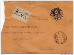 1928  LETTERA RACCOMANDATA CON ANNULLO SCAFATI SALERNO - Poststempel