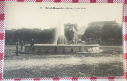 CPA 38 SAINT MARCELLIN Le Jet D'Eau - Saint-Marcellin