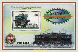 253447 MNH GRANADA GRANADINAS 1992 LOCOMOTORAS - Grenada (...-1974)