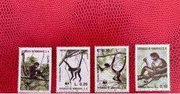 HONDURAS WWF 1990 4v Neuf ** MNH Aerien Airmail YT 743 /46 Mi 1084/87 Singe Monkey  Mammifère Mammal Mamífero Saügetier - Unused Stamps