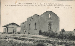 Vaux Marie * La Gare * Ligne Chemin De Fer * Bombardement Ww1 - Autres & Non Classés