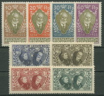 Liechtenstein 1928 70 Jahre Regentschaft Durch Fürst Johann II. 82/89 Postfrisch - Neufs