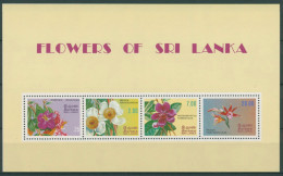 Sri Lanka 1982 Blumen Osbeckia Rhodomyrtus Block 18 Postfrisch (C24879) - Sri Lanka (Ceylan) (1948-...)