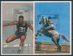 Gambia 1995 Olympiade Atlanta Block 262/63 Postfrisch (C22104) - Gambia (1965-...)