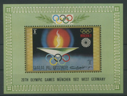 Umm-Al-Qaiwain 1971 Olympiade München Flamme Block 33 Postfrisch (C30146) - Umm Al-Qiwain