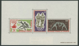 Kamerun 1964 Olympische Spiele Tokio Laufen Ringen Block 2 Postfrisch (C27720) - Cameroon (1960-...)