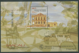 Macau 1999 Souveränität Macaus, Kulturdenkmäler Block 68 I Postfrisch (C6891) - Blokken & Velletjes