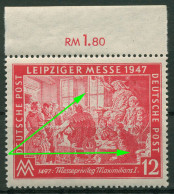 Alliierte Besetzung 1947 Leipziger Messe Mit Plattenfehler 965 III Postfrisch - Autres & Non Classés