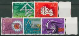 Schweiz 1982 Ereignisse Hotelverein Turnen Naturmuseum Chemie 1216/20 Gestempelt - Used Stamps