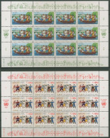 UNO Genf 1987 Tag Der Vereinten Nationen Bogensatz 158/59 Postfrisch (C14234) - Blocks & Kleinbögen
