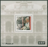 Österreich 2003 Tod Von Marcel Prawy Block 19 Gestempelt (C16493) - Blocs & Feuillets