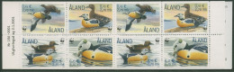 Aland 2001 WWF Naturschutz Scheckente Markenheftchen MH 9 Postfrisch (C17479) - Aland
