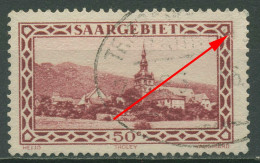 Saargebiet 1926 Abtei Tholey Mit Plattenfehler 114 I Gestempelt - Used Stamps