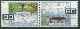 Niederlande 2000 Naturschutz: BedrohteTiere 1823/24 ZD Postfrisch - Unused Stamps