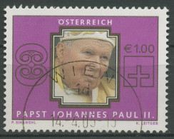 Österreich 2005 Papst Johannes Paul II. 2521 Gestempelt - Gebraucht