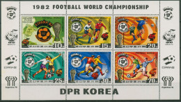 Korea (Nord) 1981 Fußball-WM'82 Spanien 2099/04 K Postfrisch (C98062) - Korea, North